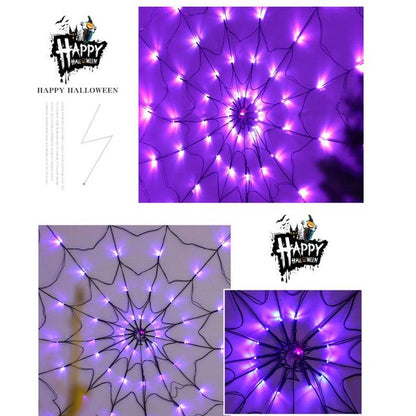 Halloween Spider Web Decorative String Lights