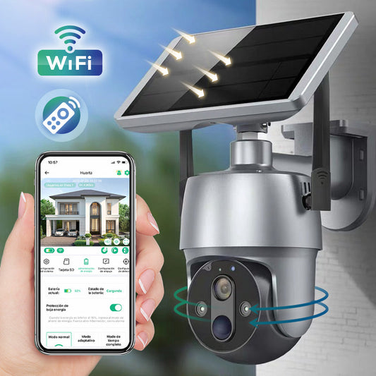 🏃‍LAST DAY FOR CLEARANCE💝-✈️Free shipping📦360-degree Solar Surveillance Camera with Full Color Night Vision